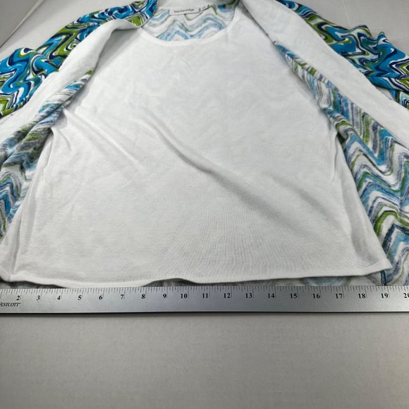 Breckenridge Women's Size Medium Blouse Long Sleeve Attached Shirt Preowned - Picture 9 of 13